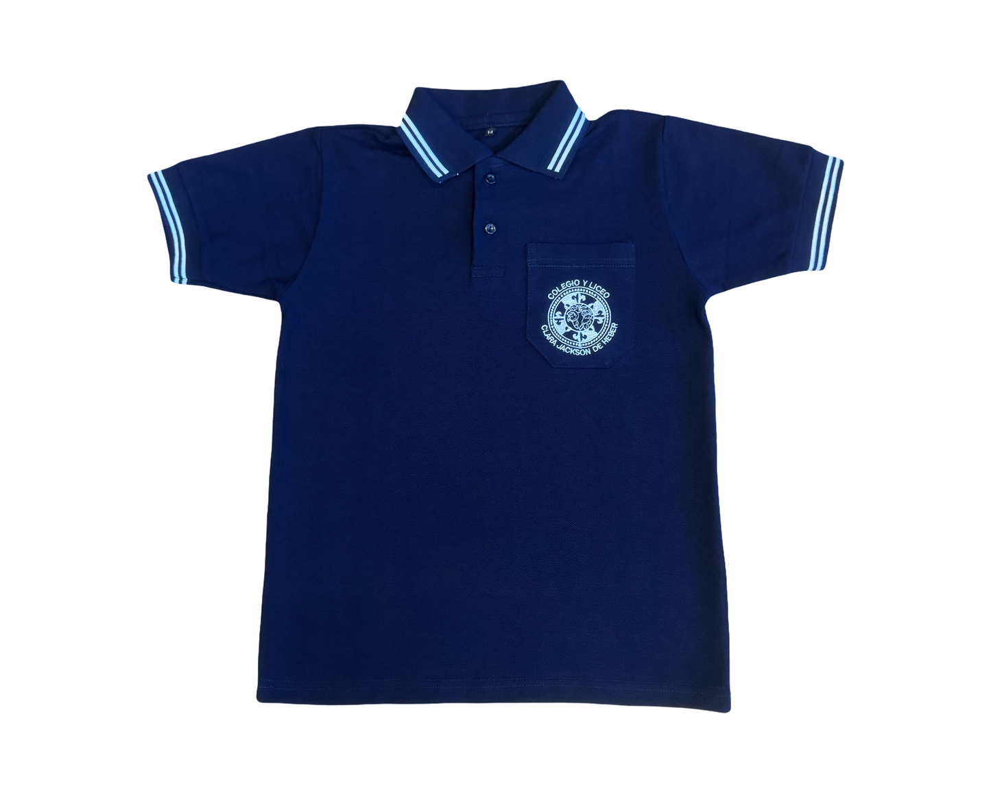 Remera polo manga corta primaria y secundaria