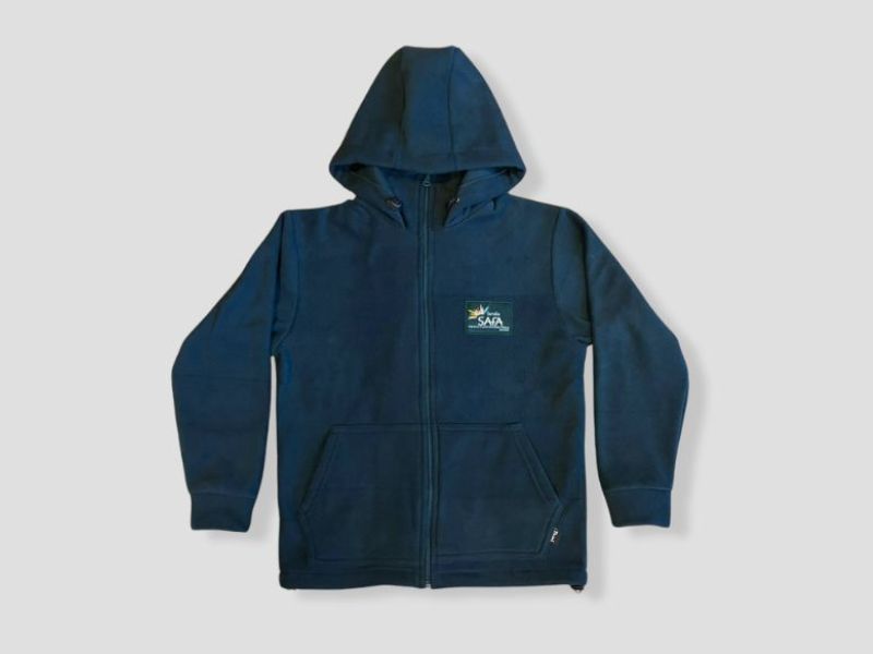 Campera micropolar con capucha