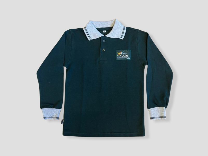 Remera polo manga larga