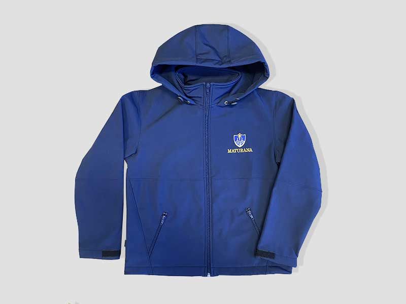 Campera de neopreno con capucha femenina