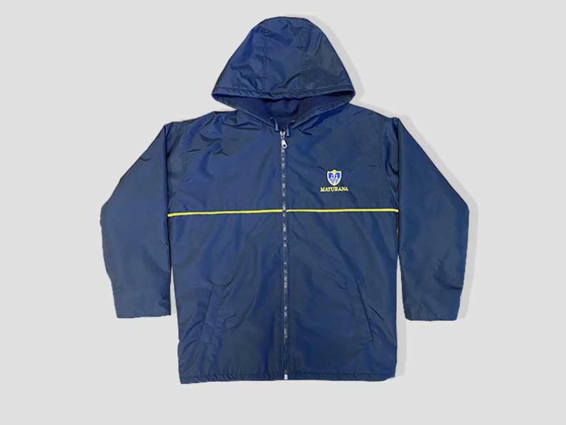 Campera impermeable forrada en micropolar