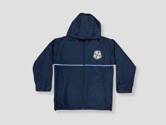 Campera impermeable forrada con micropolar primaria y secundaria