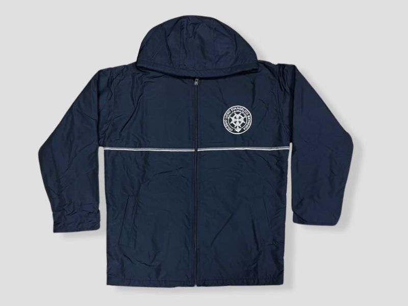 Campera impermeable forrada en micropolar
