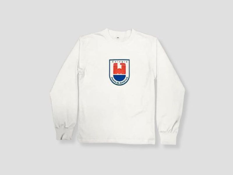 T-shirt manga larga inicial y primaria